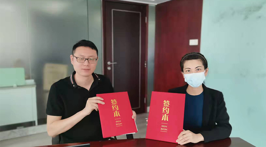 祝賀！金環(huán)電器與寧波某品牌電商客戶再次合作，簽約成功！